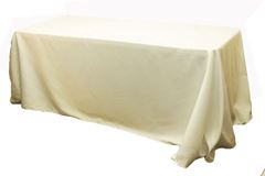 Picture of Table Cloth 90X156 - Ivory (Poly Oblong)