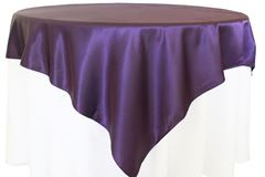 Picture of Overlay 72X72 - Eggplant (Satin Square)
