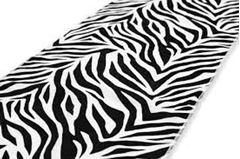 Picture of Runner 12X108 - Zebra (Plain Taffeta )