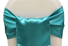 Picture of Sashe 9X108 - Dark turquoise (satin Extra Wide)