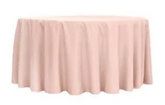 Picture of Table Cloth 132 - Blush (Poly Round)