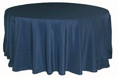 Picture of Table Cloth 108 - Navy (Poly Round)