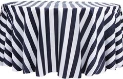 Picture of Table Cloth 120 - Stripe (Satin Round)