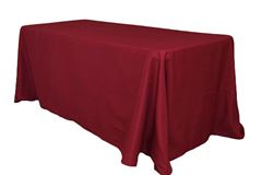 Picture of Table Cloth 90X156 - Burgundy (Poly Oblong C)